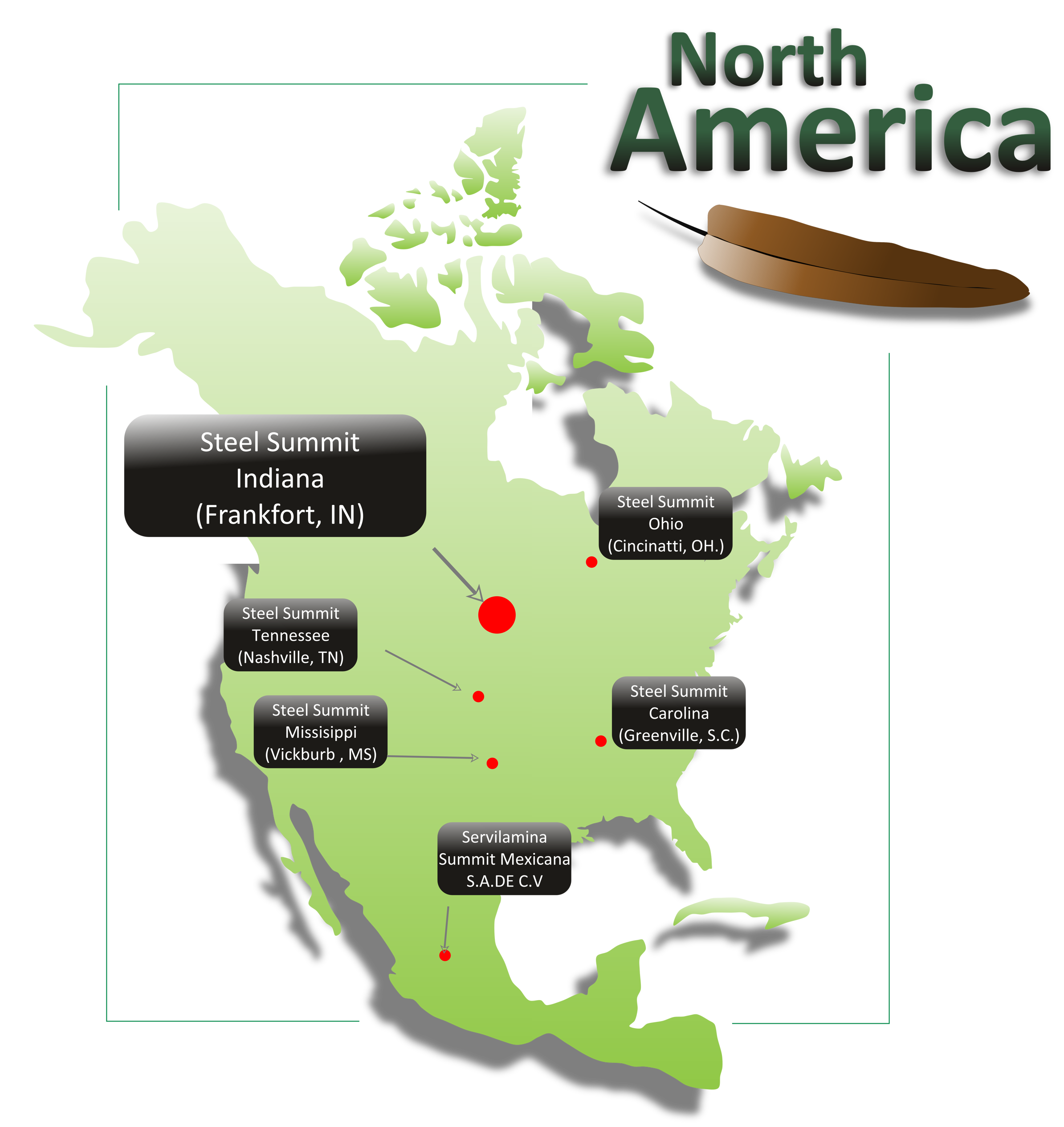 N America Map